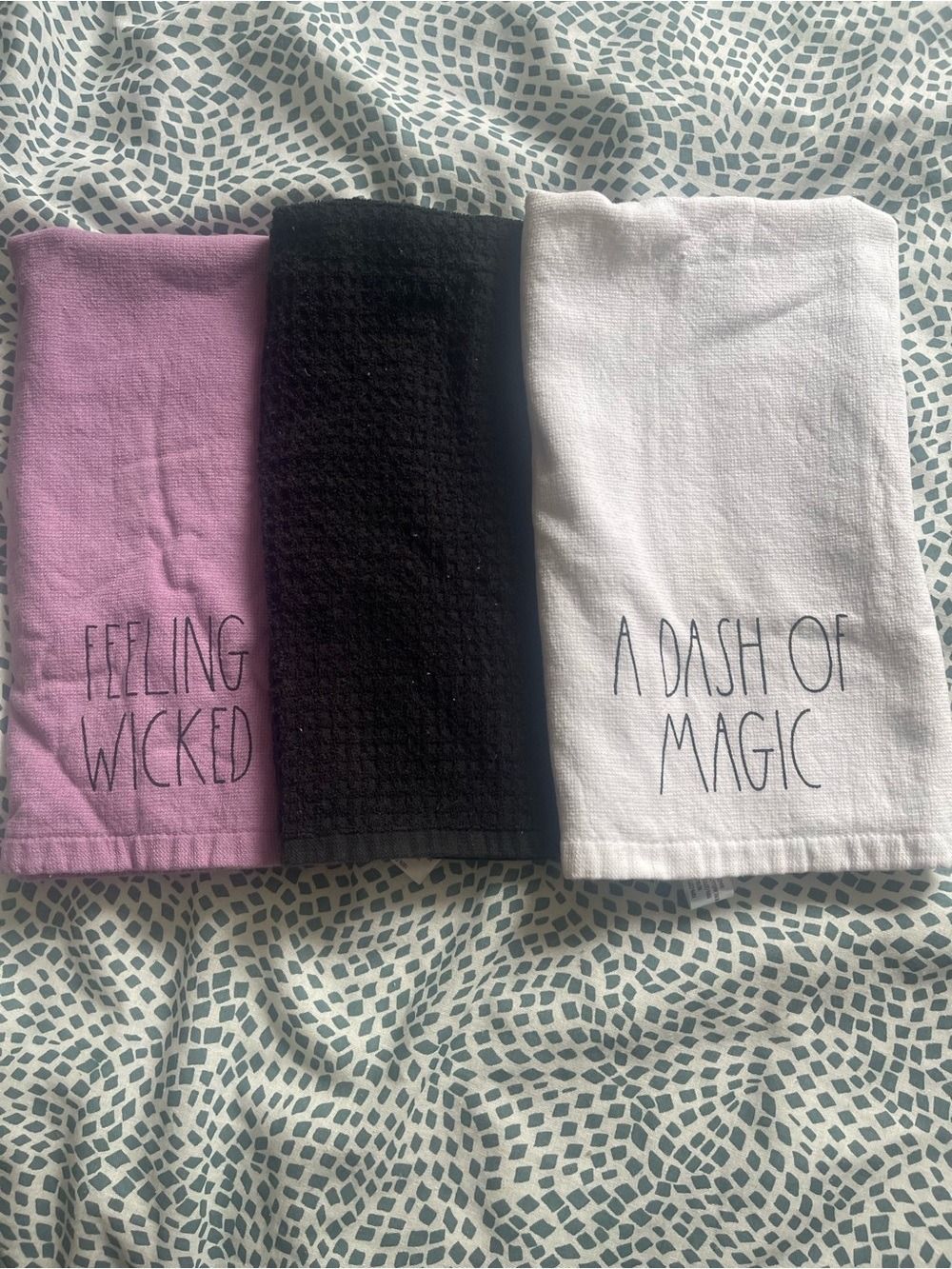 Rae Dunn Halloween Kitchen Towel Set